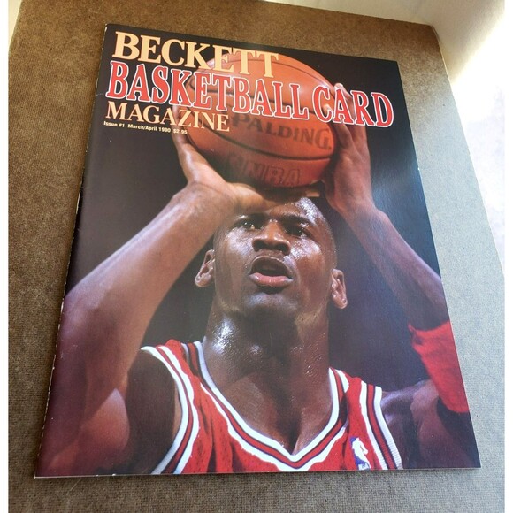 VTG 1990 Beckett MICHAEL JORDAN Basketball Card Magazine Premier Issue #1 SHARP! - Picture 2 of 14